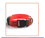 Leopard-print Led Nylon Pet Collar