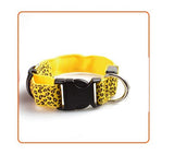 Leopard-print Led Nylon Pet Collar