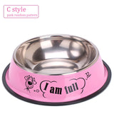 Non-slip Steel Pet Bowl