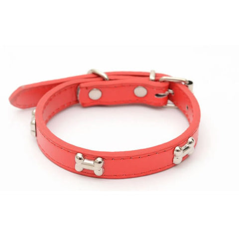 Dog Collar Leather Ornament