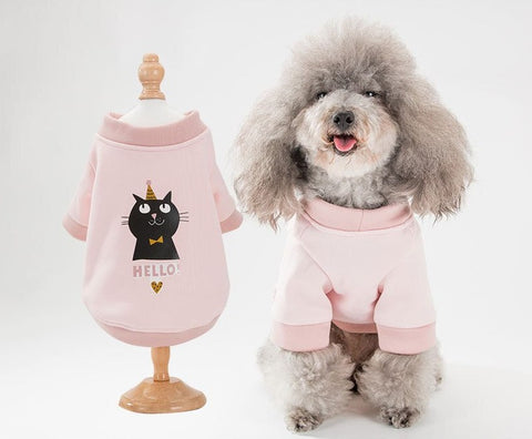 Cute dog and cat hoodies