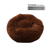 Round Plush Pet Bed