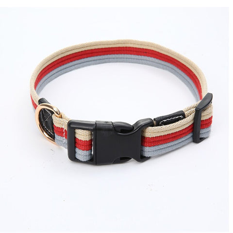 Thick Canvas Pet Dog Leash Set