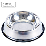 Non-slip Steel Pet Bowl