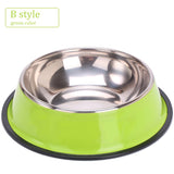 Non-slip Steel Pet Bowl