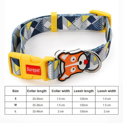 Plaid Printing Dog Collar