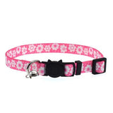 Printed Pet Cat Collar Necklace with Bell