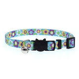 Printed Pet Cat Collar Necklace with Bell